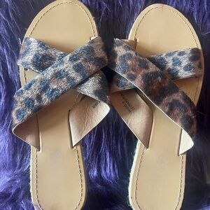 Leopard Print Women's Sandals